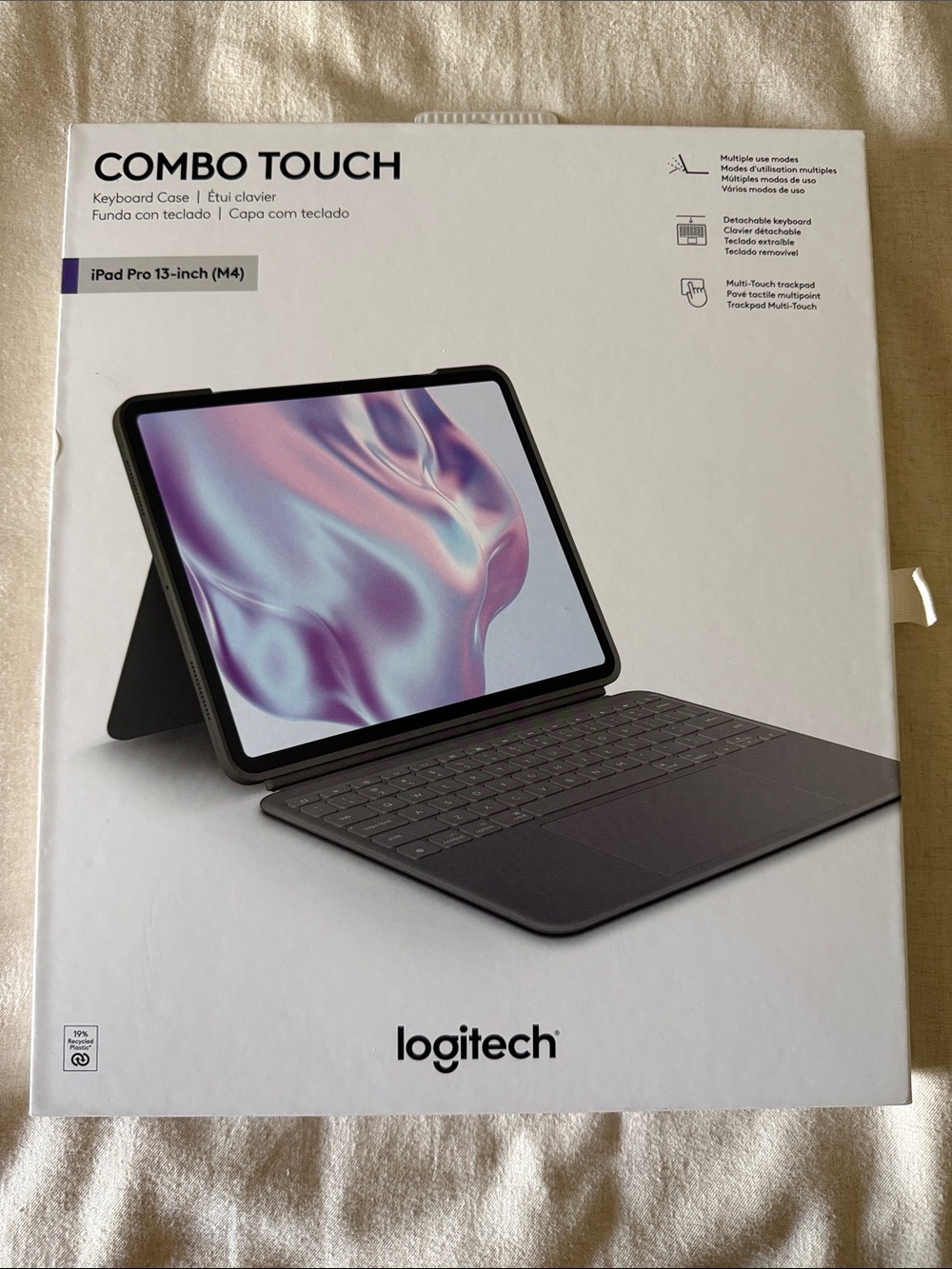 Logitech Combo Touch Keyboard Case for iPad Pro 13-inch — Black